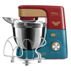 Batedeira Planetária Philco Mulher Maravilha PHP500 Turbo Inox | R$290