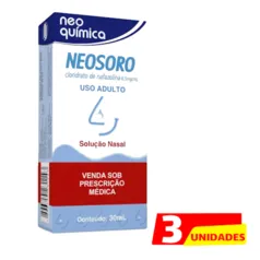 Kit C/03 Neosoro Solução Nasal - 30mL