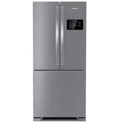 Geladeira Brastemp Frost Free Side Inverse 3 Portas A+++ 554 litros cor Inox - BRO85AK