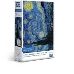 (Mais por Menos R$22) Vincent Van Gogh: A Noite Estrelada - Quebra-cabeça - 500 peças nano - Toyster Brinquedos