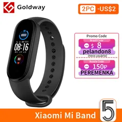 (Novos usuários) Mi Band 5 Versão Chinesa | R$67