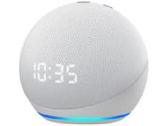 [C. Ouro / MagaluPay] Echo Dot 4ª Geração com Relógio com Alexa