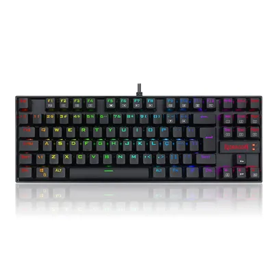 Teclado Magnético Gamer Redragon Kumara Pro,, RGB, Switch Brown, ABNT2, Preto - K552RGB