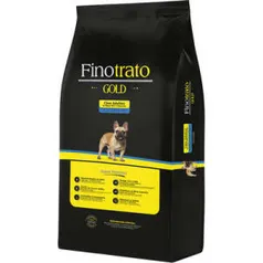 Ração Seca Finotrato Gold Super Premium para Cães Adultos Raças Mini e Pequenas 10,1kg - R$79