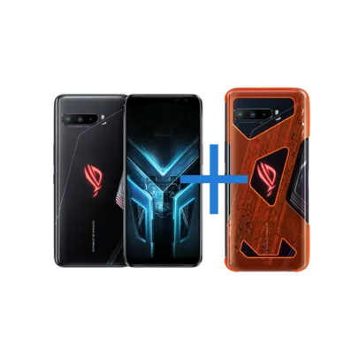 Smartphone ASUS ROG Phone 3 12GB/128GB Preto + ASUS Acessório ROG Phone 3 Neon Aero Case