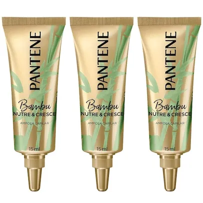 Kit Ampola Pantene Bambu 45ml