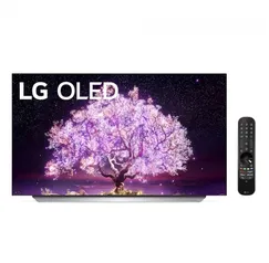 Smart TV OLED 55” LG OLED55C1 4K 120hz G-Sync Freesync 4x HDMI 2.1 Inteligência Artificial ThinQ Google Alexa