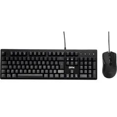 [AME SC R$17,01] Kit Gamer Teclado Mecânico e Mouse 2400 DPI com Iluminação de Led USB - DPX