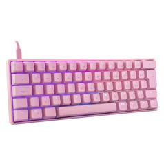 Teclado Mecânico Gamer Husky Gaming Blizzard, Rosa, 60%, Switch Gateron Red, ABNT2, RGB - HGMO002