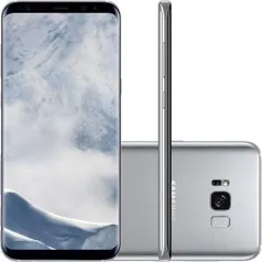 Smartphone Samsung Galaxy S8 Dual Chip Android 7.0 Tela 5.8" Octa-Core 2.3GHz 64GB 4G Câmera 12MP - Prata - R$1799