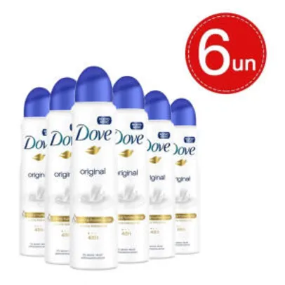 Kit Desodorante Dove Original Aerosol 150ml