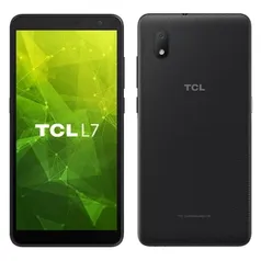 Smartphone TCL L7, Preto, Tela de 5.5", 4G+Wi-Fi, Android 10, Câm. Tras. de 8MP, Frontal de 5MP, 32G