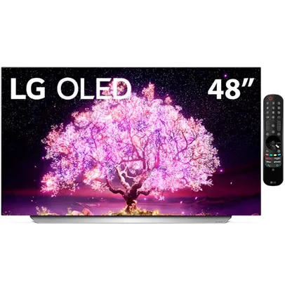 Smart Tv 48 Polegadas 4k Oled 48c1 Freesync Thinq Lg Prata Bivolt