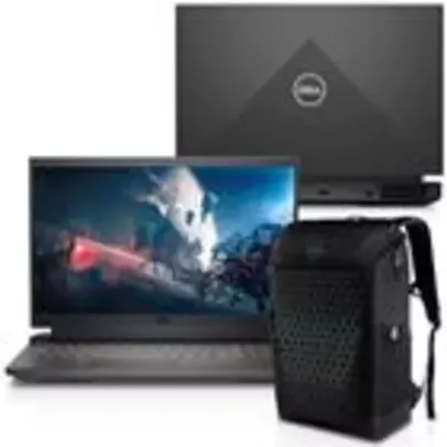 Notebook Gamer Dell G15 Ryzen 5 6600H 8GB 256GB RTX 3050 Win11 + Mochila