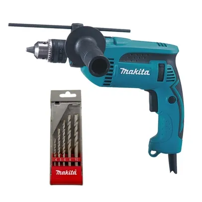 Furadeira Impacto 760w com 5 Brocas Makita