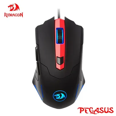 Mouse Gamer REDRAGON PEGASUS 7 M705 RGB USB 7200 DPI programável