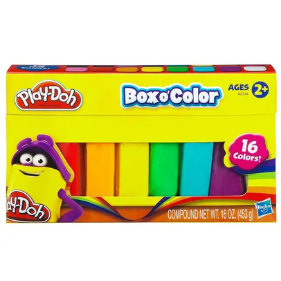 Massinha Hasbro Play-Doh Refil Boxo’Color A2744 – 16 Cores R$ 21