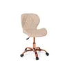 Product image Cadeira Office Eiffel Slim Base Giratória Nude - Rosé