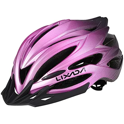 Equipamento de ciclismo, Gainty Capacete de ciclismo respirável com luz traseira viseira de sol feminino e masculino Capacete de segurança leve para b