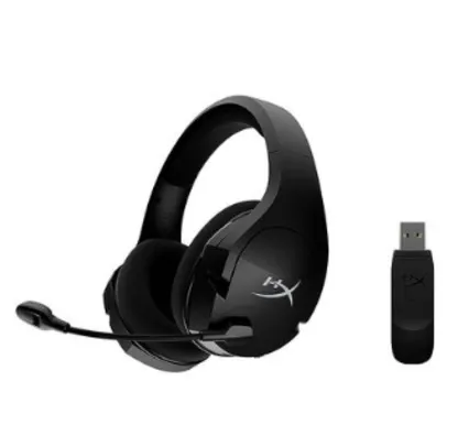 Headset Sem Fio Gamer HyperX Cloud Stinger Core Som Surround 7.1, Drivers 40mm - HHSS1C-BA-BK/G