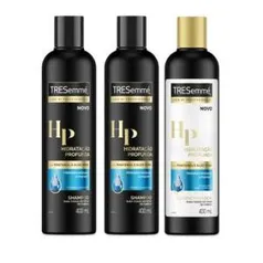 Kit Shampoo 2 unidades + Condic Tressemé Hidratação Profunda 400ml por R$ 18