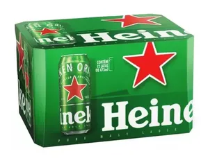 [ Compra Junto] 12 latas de 473ml Cerveja Heineken Premium Puro Malte Lager 