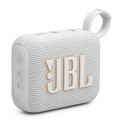 [Com Cashback Pelando e primeninja R$ 199] Caixa de Som Portátil JBL GO 4, Bluetooth, 4.2W RMS, Até 7h, Branco - JBLGO4WHT