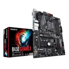 Placa Mãe Gigabyte B450 Gaming X DDR4 ATX Socket AM4