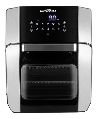 Fritadeira Air Fry Britânia Oven Bfr2100p 12l Preta 127v