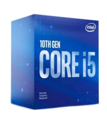 [C. Ouro + App] Processador Intel Core I5 10400F - R$1025