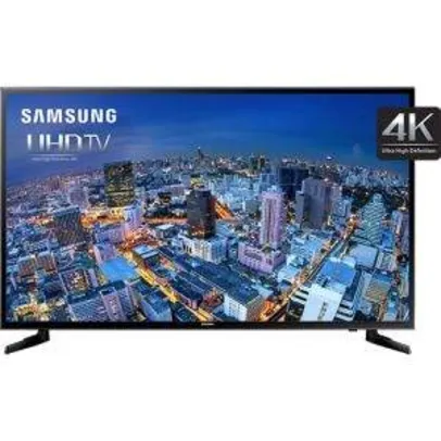 Saindo por R$ 4616: [Submarino] Smart TV LED 65" Samsung 65JU6000 Ultra HD 4K com Conversor Digital 3 HDMI 2 USB Função Games Wi-Fi R$4.616,15 á vista | Pelando