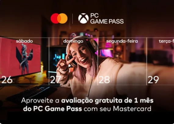 Mastercard Surpreenda | Oferta P/ Novos usuários na Game Pass