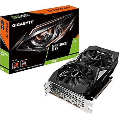 [Prime] Placa de Vídeo Gigabyte - GeForce GTX 1660 OC, 6GB GDDR5