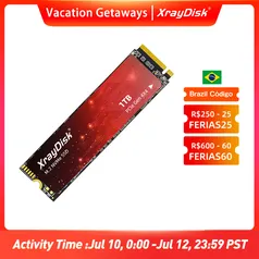 SSD 1TB Xraydisk m.2 2280 pcie 4.0x4 nvme 5000mb/s read 4400ms/s write