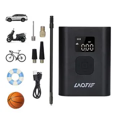 [Seguro tarifário] Bomba de ar elétrica mini LAOTIE Q7 150PSI 4000mAh recarregável com porta USB tipo C