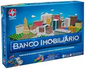 Jogo de Tabuleiro Banco Imobiliário Estrela | R$73