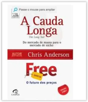 [Submarino] Livro - A Cauda Longa + Free (Edição Exclusiva 2 Livros em 1)  por R$ 10