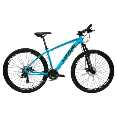 Bicicleta mtb Alúminio Cairu Lotus Aro 29 21 Marchas Shimano Freio à Disco Quadro 17.5