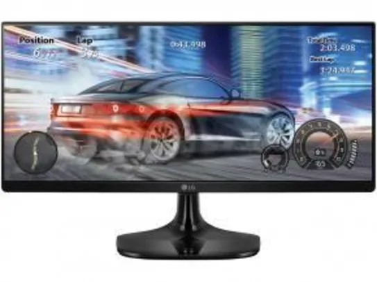 Monitor LG LED 25” Full HD Ultrawide - 2 HDMI 25UM58 - R$ 675