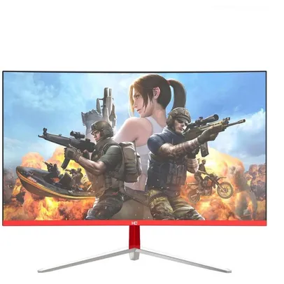 Monitor Gamer HQ RGB R3000, Curvo, 24", 1ms, 165hz, Freesync, HDMI, Display Port, Branco - 24GHQ-White