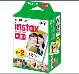 [App] 2 UNIDADES | Filme Instantâneo Instax Fujifilm pacote 20 Fotos | R$62