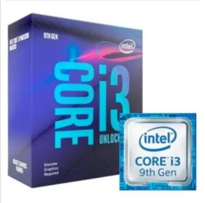 Processador Intel Core i3-9350KF Coffee Lake, Cache 8MB, 4GHz (4.6GHz Max Turbo), LGA 1151 - BX80684I39350KF | R$530