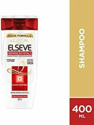 Shampoo Reparação Total 5 Elseve-400ml.