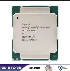 Processador de CPU Intel Xeon E5 2650 V3, 2.3Ghz, 10-Core LGA 2011-3