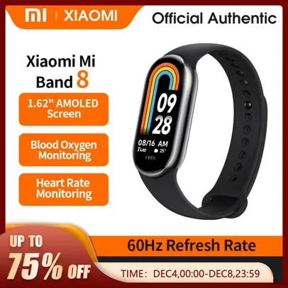 [Moedas/GPay/Taxas Inclusas] Smartwatch Xiaomi Mi Band 8 - Versão CN