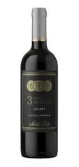 Vinho Argentino Santa Rita 3 Medallas Malbec 750mL | R$26