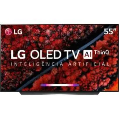 (30% cashback R$: 3.849,40) Smart TV OLED 55" LG OLED55C9 4K Google  R$ 5499