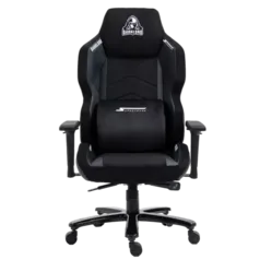 Cadeira Gamer SuperFrame Darklord Pro Edition, Reclinável, 4D, Suporta Até 140KG, Preto e Branco