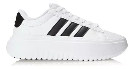 Tênis Feminino Plataforma Grand Court adidas Novo