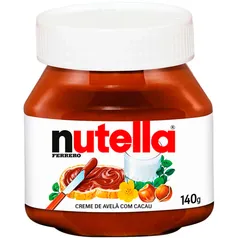 3unid.Creme de Avelã Nutella 140g - Ferrero